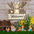 thumbnail image 5 of 4/3/2/1pcs Easter Carrot Bunny Front Door Sign Wood Hanging Sign For Front Door Decor Spring Easter Eggs Wooden Wreath Indoor Wall Farmhouse Hanging Decoration, 5 of 7