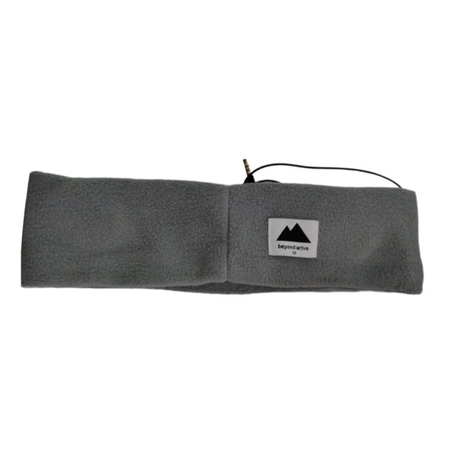 Soft Sleep Headphones Eye Mask Sombras De Ojos Cómodas Auriculares Con Cable De gris