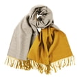 thumbnail image 3 of Ahabrexf Sweaters for Women, Double Sided Thickened Warm Shawl and Scarf for Winter, 3 of 4