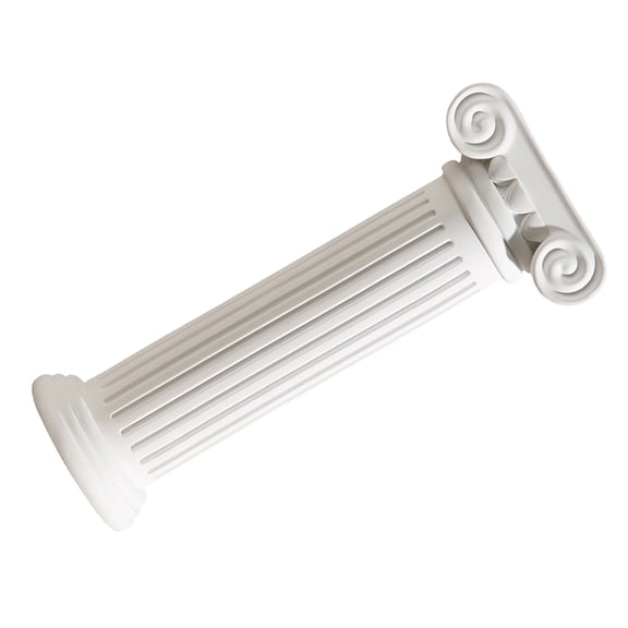 NIAIZEK Vintage Style White Resin Roman Pillar Flower Stand for Weddings Decorative Centerpiece and Garden
