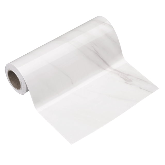 Banda de papel tapiz de grano de madera Uxcell 6" x 16.4ft, etiqueta de marco texturizada, textura blanca