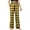 Yellow, variant on Womens Pajama Pants Christmas Plaid Summer Casual Loose Drawstring Elastic High Waist Comfy Trousers Straight Leg Long Pajama Pants for Women