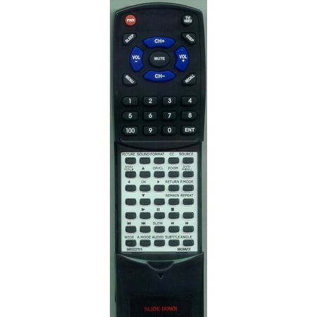 Replacement Remote for MAGNAVOX 996500037819 RT996500037819 20MF251W-37 20MF251W37 20MF251W 20MF251W/37 20MF251W/37B 20MF251W/37E 20MF251W/37