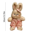 thumbnail image 3 of LEFTHIGH Home Cute Easter Bunny Plush Toy Soft Stuffed Animal Festive Spring Decor for Kids Adults Holiday Gift 35cm Home, 3 of 6