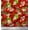Lipstick Red, variant on Soimoi Cotton Duck Fabric Monstera Leaves & Plumeria Floral Printed Craft Fabric by The Yard 42 Inch Wide