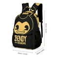 thumbnail image 2 of Bendy And The Ink Machine Backpacks 3 Piece Set Bookbag with Lunch Bag And Pencil Case, 2 of 8