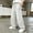 White, variant on ZGRBOU Boys Girls Baggy Cargo Pants Elastic High Waist Drawstring Parachute Pants Outdoor Beach Quick Dry Jogger Pants