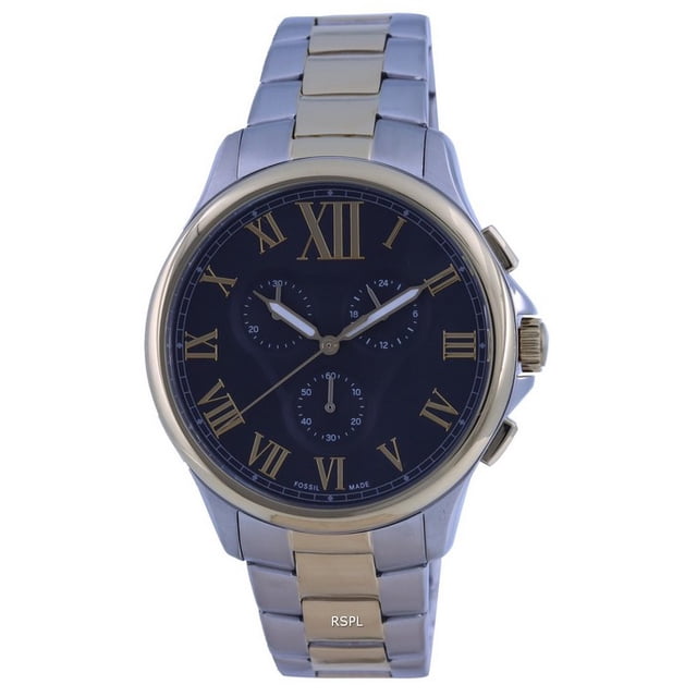 Fossil Monty Chronograph Two Tone Stainless Steel Quartz FS5636 Men's Watch