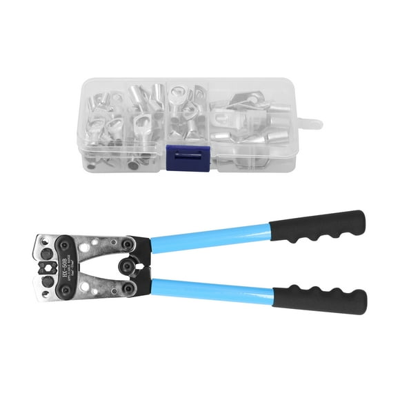 Wire Crimping Pliers 60 Piece Terminal Set Heat Shrink Wire Connector Crimper Kit Handheld Crimping Tool