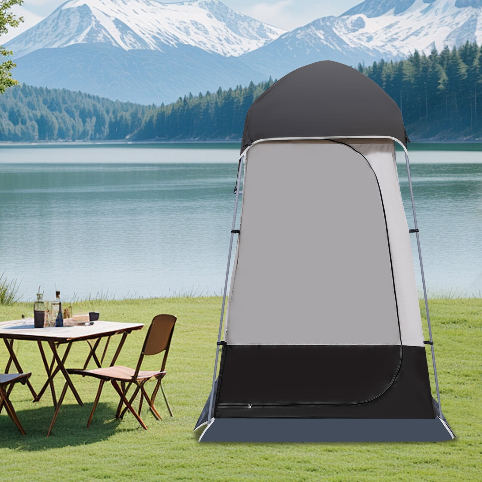 DENEST Outdoor Shower Tent, Portable Privacy Tent for Camping and Hiking
