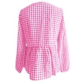 thumbnail image 5 of WEAIXIMIUNG T-Shirts Drôles Chemises pour Femmes Humour Style Europe et États-Unis Ample Doux à Nouer Col Rond Chemise Manches Longues Manches, 5 of 5