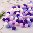 thumbnail image 2 of 150 Pieces Pom Poms Assorted Colors, 1 inch Fuzzy Craft Pompoms, Soft Fluffy Puff Balls for DIY Arts and Bulk Craft Making Decorations Supplies (Multicolor Series, 2.5 cm / 25 mm), 2 of 7