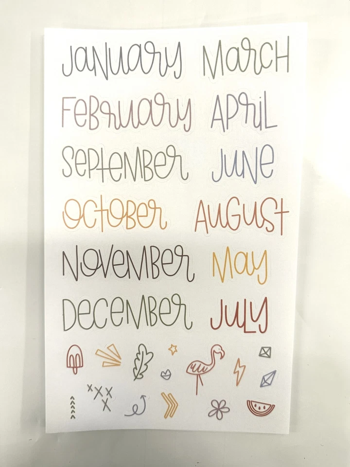 New! Rad & Happy 5" X 8" Artist Journal / Floral Planner With Sticker Set 670557