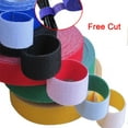 thumbnail image 4 of 5M Reusable Cable Straps Fastening Tape Hook Loop Cable Ties Free Cut Self-Adhesive Securing Strap For Cord Organizer Or Storage white 5Meters width10mm, 4 of 6