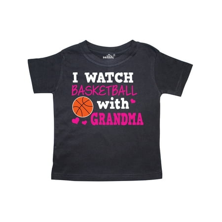 

Inktastic I Watch Basketball with Grandma Gift Toddler Toddler Girl T-Shirt