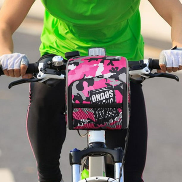 Bolsa delantera para bicicleta, bolsa para manillar de bicicleta