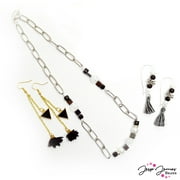 Jesse James Beads Window Box, Black and White