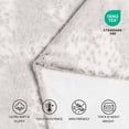 thumbnail image 4 of Regal Living Soft Plush Faux Fur Fuzzy Throw, Snow Taupe, 50" x 60", 4 of 9