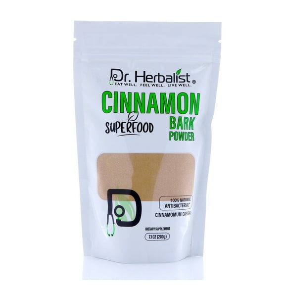 DR. Herbalist Cinnamon Bark Powder 200g (7.1 OZ) - Cinnamomum Cassia - 100% Natural & Authentic Herbal Powder