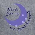 thumbnail image 3 of CafePress - NEVER GIVE UP ON DREAMS T Shirt - Women's V-Neck Dark T-Shirt, 3 of 4