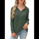 thumbnail image 3 of Suéteres de Mujer, Sudaderas con Capucha de Larga de Otoño, Sudaderas para Mujer, Ropa Informal Holgada de Moda Verde L, 3 of 7