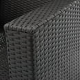 thumbnail image 6 of RST Brands Milo Espresso Wicker 4 Piece Patio Conversation Set, 6 of 9