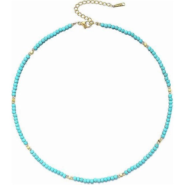 Handmade Bead Necklace Birthstone Garnet Lapis Lazuli Amethyst Green Crystal Necklace 3mm Women Stainless Steel 45cm Adjustable Bohemian Beach Summer