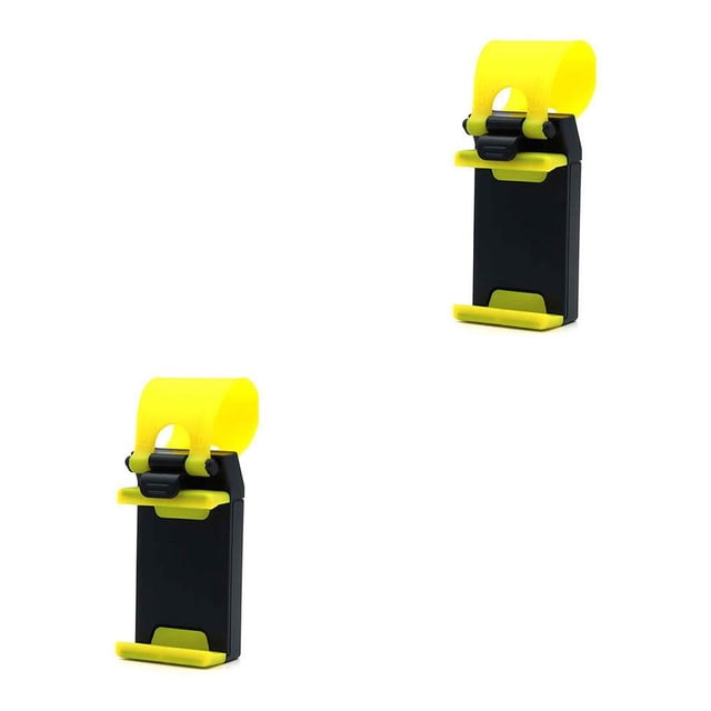 Kenally Soporte para teléfono móvil Soporte para teléfonos a prueba de sacudidas de goma Soportes para amarillo Type2 NO2