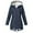 Z2-Dark Blue, variant on Patlollav Womens Windproof Jackets Plush Insulation Long Sleeve Hooded Casual Coats