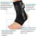 thumbnail image 6 of Ankle Brace and Support Stabilizer with Stabilizing Stirrup Splint,Black,S (Please Order A Size Up), 6 of 9
