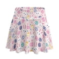 thumbnail image 5 of FUIALDOLG Womens Cute Rabbit Skirts High Rise Athletic Golf Tennis Skorts Built-in Shorts with Pocket Easter Day Theme Active Skirts Workout Casual,XL, 5 of 8