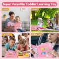 thumbnail image 4 of Busy Board Book Qizfun Dinosaur Montessori, juguete de 1 a 4 años, 4 of 7