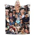 thumbnail image 2 of Bill Skarsgard Blanket Anti-Pilling Throw Blanket Plush Blanket Lightweight & Ultra-Soft, Warm & Comfy Flannel Fleece Blanket for Couch, Bed, Sofa, 60x80, 2 of 6