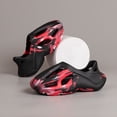 thumbnail image 3 of Clogs for Men Trendy Color Block Thick Sole Cushioned Garden Shoes Hollow out Breathable Sandals Summer Beach Water Shoes Red Size 8, 3 of 5