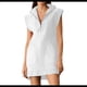 thumbnail image 2 of Vestido Tipo Sudadera con Media Cremallera para Mujer, Estilo Verano, Cuello en V, Sin Mangas, Estilo Túnica, Minivestido XXL, 2 of 9
