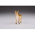 thumbnail image 2 of Keren Kopal DK1932 Brown Donkey Enamel Painted Trinket Box with Austrian Crystals, 2 of 7