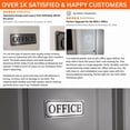 thumbnail image 3 of The Office Sign Self-Adhesive Sign 10 X 4 Inch Door Or Wall Sign, 3 of 6