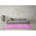 thumbnail image 3 of Ahgly Company Indoor Rectangle Persian Pink Traditional Area Rugs, 7' x 9', 3 of 4