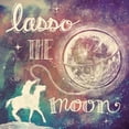 thumbnail image 2 of Urban, Mary 26x26 Black Ornate Wood Framed with Double Matting Museum Art Print Titled - Universe Galaxy Lasso the Moon, 2 of 4