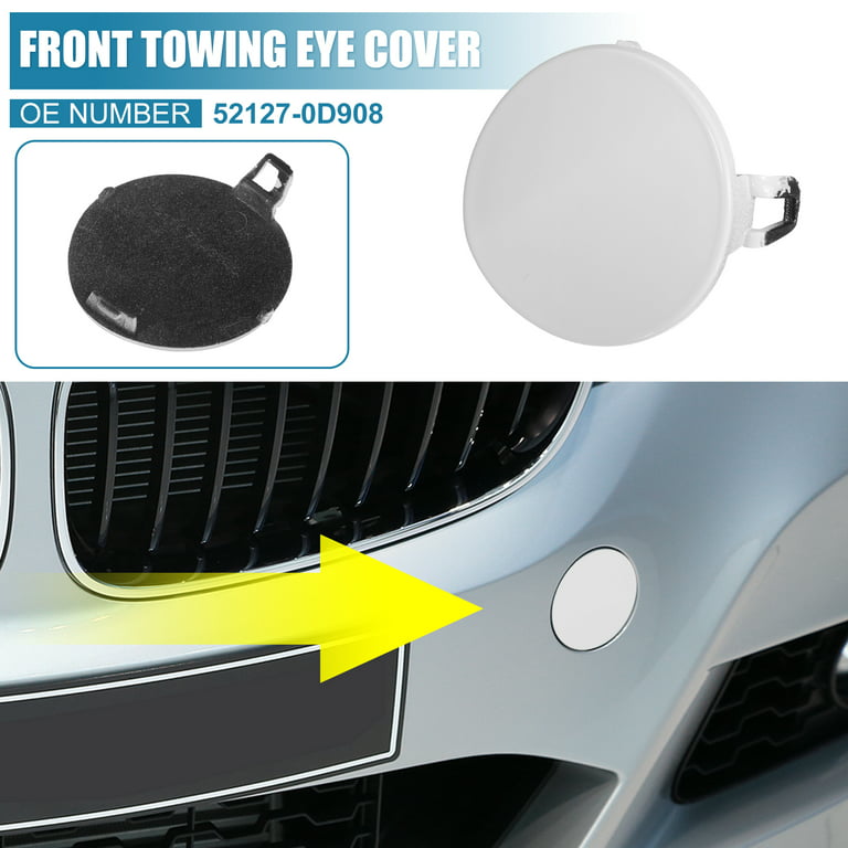 Unique Bargains Front Bumper Tow Hook Towing Eye Cover Cap