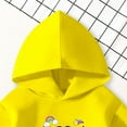 thumbnail image 5 of KPOPLK Kids Zip-Up Hoodie Girls Boys UPF50+ Sun Protection Jacket Hooded Cooling Shirt(3-4 Years,Yellow), 5 of 7
