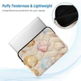thumbnail image 2 of FORMRS 15"-15.6" Laptop Sleeve Protective Case Soft Carrying Quilted Computer Bag Cover, Watercolor Seashell, 2 of 7