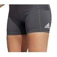 thumbnail image 3 of Adidas Womens Side Pocket Training Shorts Dark Grey Heather XL, 3 of 3