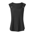 thumbnail image 5 of Hessimy Spaghetti Strap Camisole Tank Tops for Women, Basic Slim-Fit Cotton Cami Undershirts(Black,XXL), 5 of 9