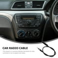 thumbnail image 4 of Antenna Fm Sound System for Car Radio Conversion Cable Cars Truck Male Female Iron Pvc Copper Universal, 4 of 6