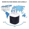 thumbnail image 3 of Adaptador de pared UorMe, 1 A, 5 V, cargador USB, paquete de 10, 3 of 7
