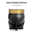 thumbnail image 5 of CUOPRU Baroque Style Argentina Yerba Mate Cup - Handmade Leather, 304 Stainless Steel Tea Gourd with Bombilla(Straw), Cleaning Brush, 5 of 7