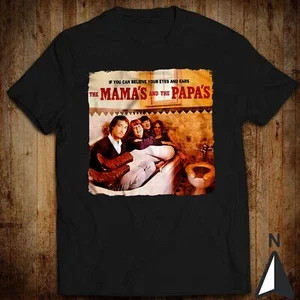 Reprint Rare If You Can Believe Your Eyes and Ears The Mamas & the Papas Tee I Call Your Name