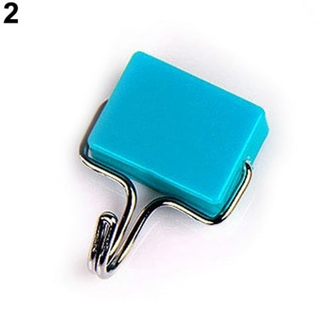 

YUNx Self Adhesive Magnetic Hook Hanger Bag Keys Bathroom Kitchen Holder for Fridges