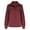 Wine, variant on Women's Tops Dressy 2026 Solid Color Button Down Shirts Satin Ice Silk Blouses Long Sleeve Business Casual Tops